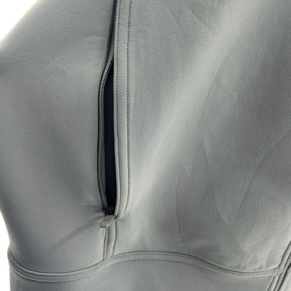 Lululemon Women’s 10 Rogue Renegade Full Zip Hoodie Sweatshirt Rhino Grey New - Picture 9 of 13